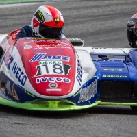 Bilder der Sidecars der IDM auf dem Hockenheimring