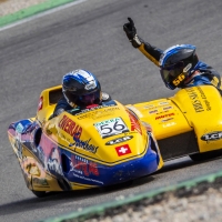 Bilder der Sidecars der IDM auf dem Hockenheimring