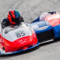 Bilder der Sidecars der IDM auf dem Hockenheimring