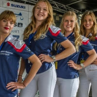 Grid Girls von der IDM in Assen 2017