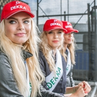 Grid Girls von der IDM in Assen 2017