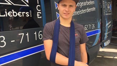 IDM Supersport 600: Schlüsselbeinbruch hebelt Titelfavorit Max Enderlein in Assen aus