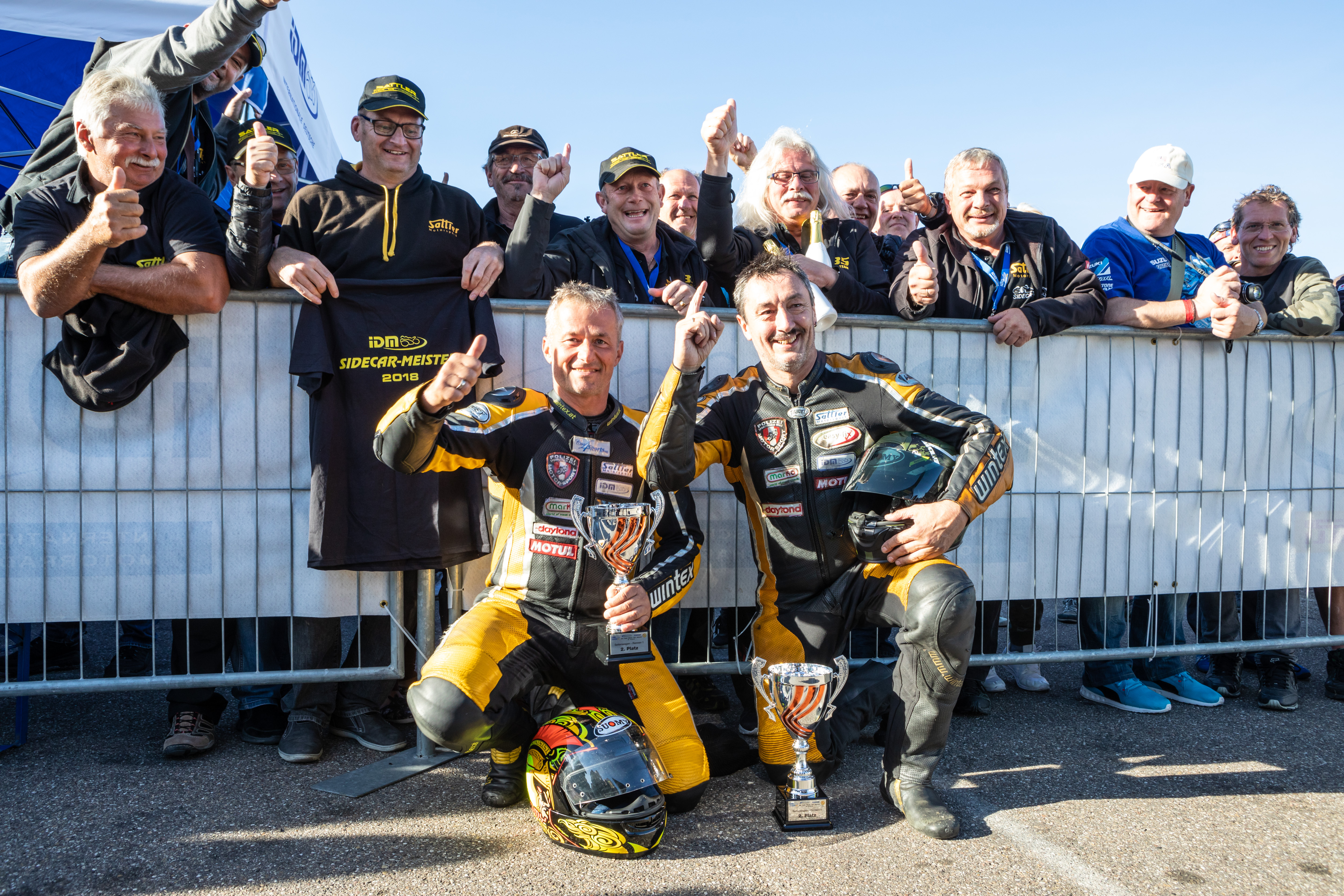 IDM Sidecar: Josef Sattler/Uwe Neubert sind die IDM-Champions 2018
