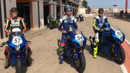 IDM Superbike 1000: Das HPC-Power-Suzuki Racing Team ist im internationalen Testmodus