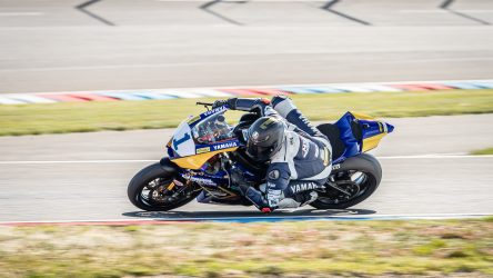 IDM Supersport 600: Enderlein im Training auf Kurs