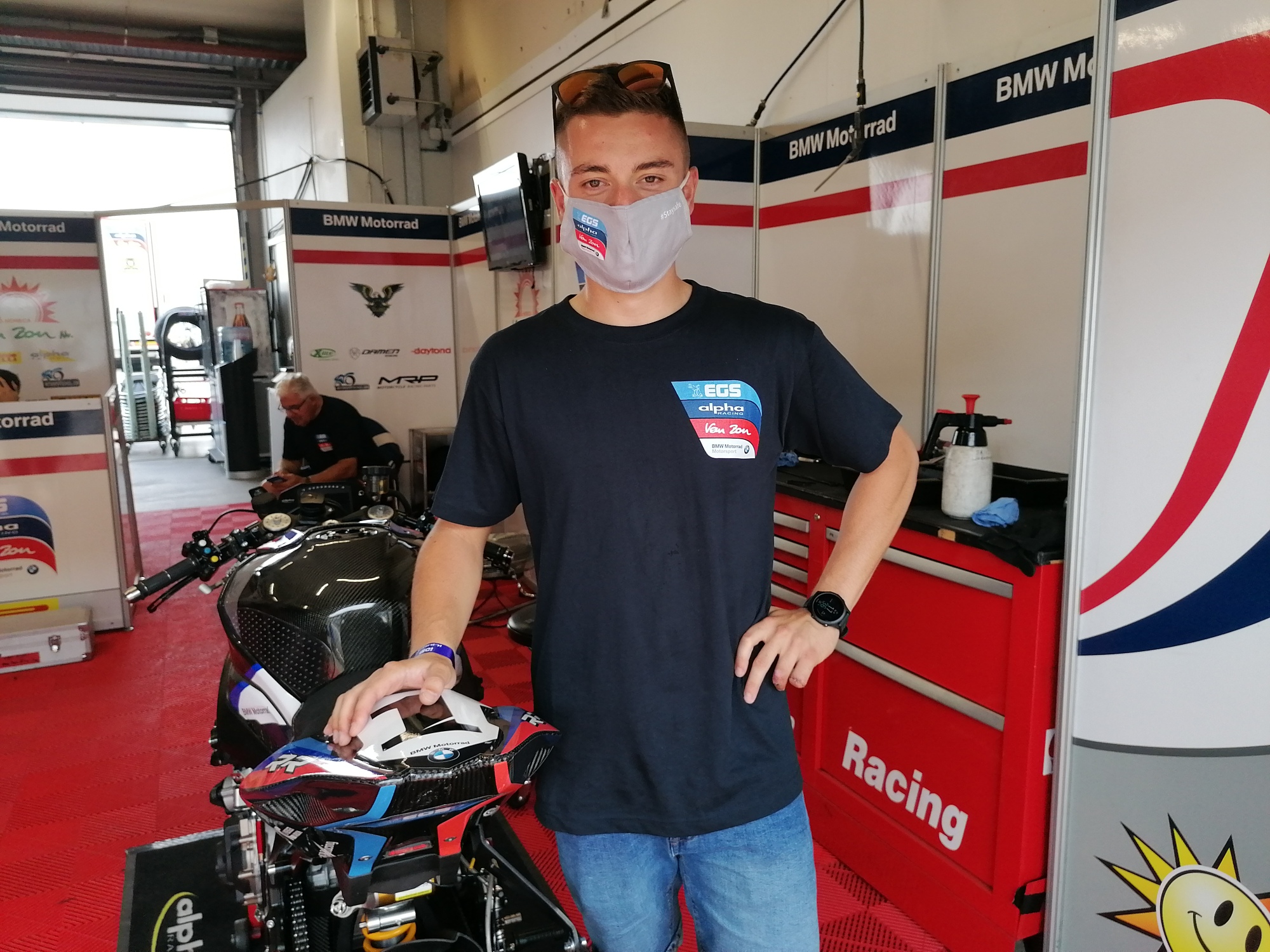 IDM Superbike 1000: Tim Eby reist mit halbem Finger, doch voller Energie nach Sachsen