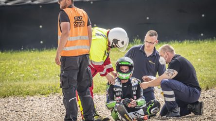 IDM SBK: Kleiner Sturz von Mackels, große Folgen