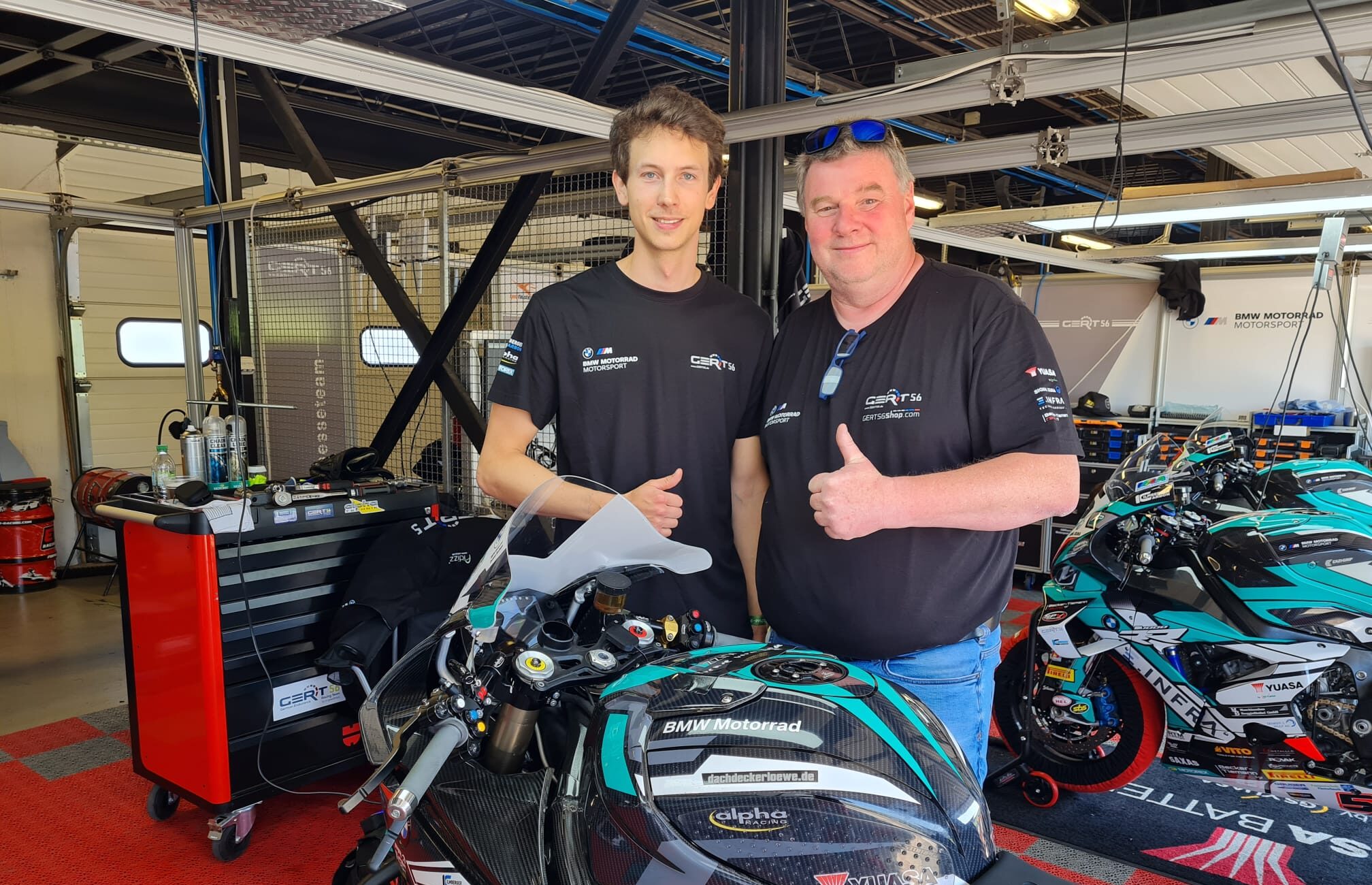 IDM SBK: Zwei Tage als bester Lehrling bei GERT56 in Most