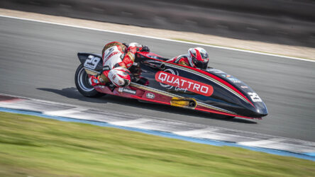 FIM/IDM Sidecar: Kershaw/Charlwood in Windeseile auf Pole