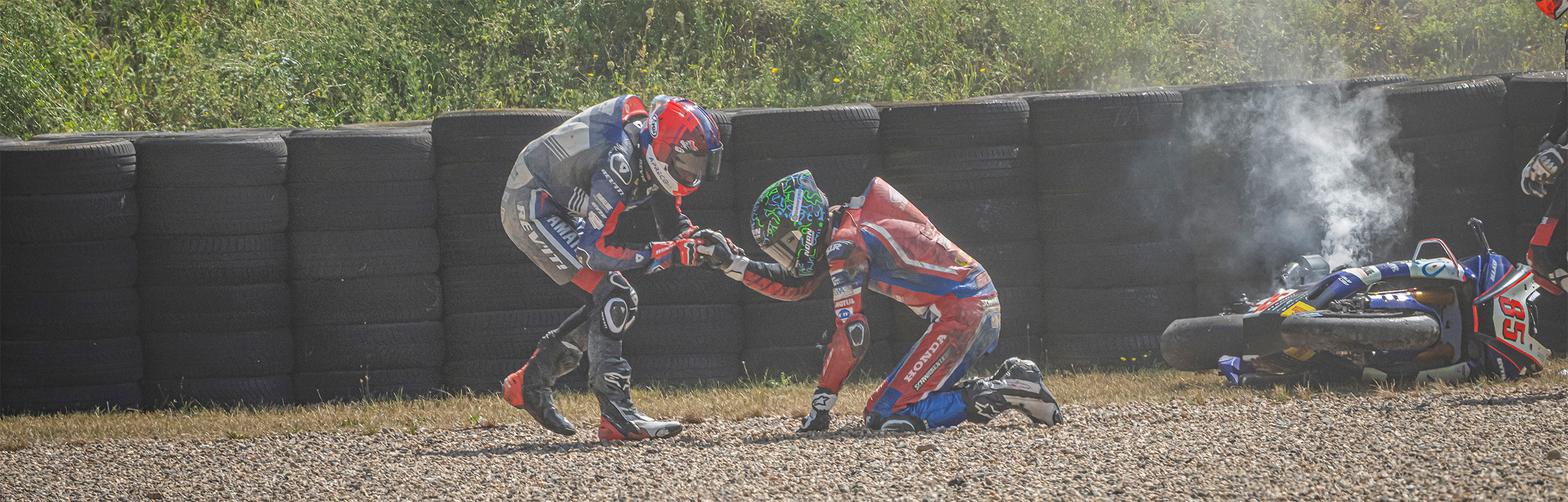 SBK: Schockmoment in Oschersleben