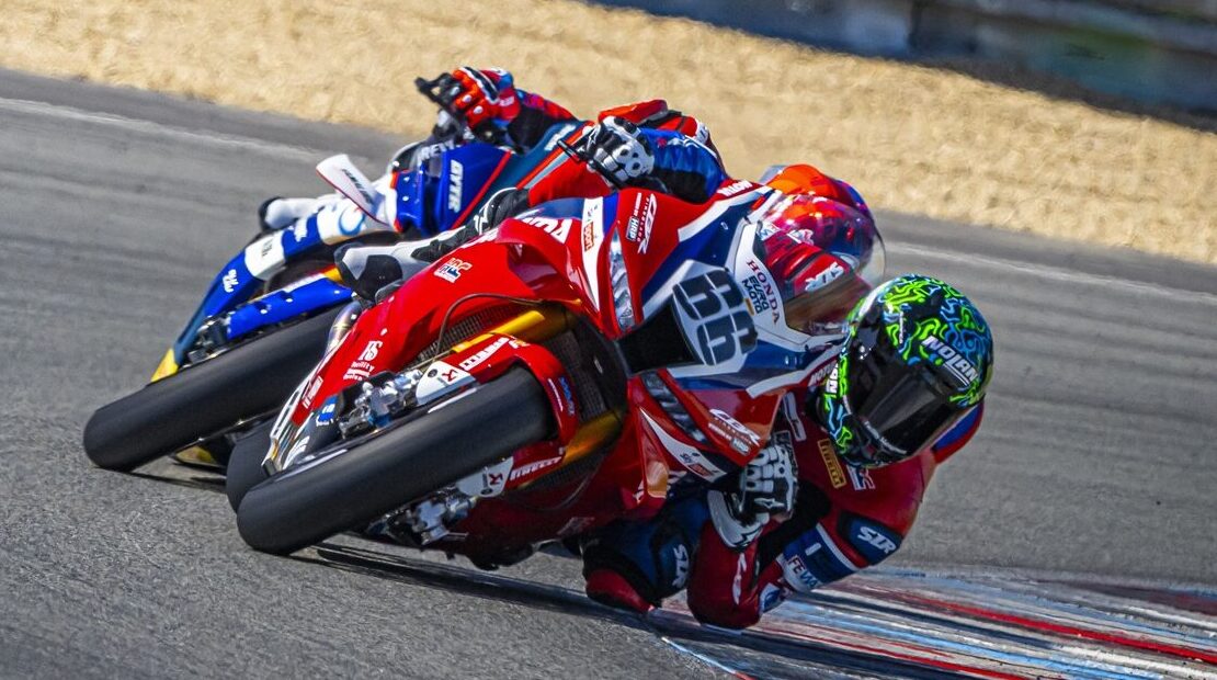 SBK: Florian Alt und die Honda glänzen in der Sonne